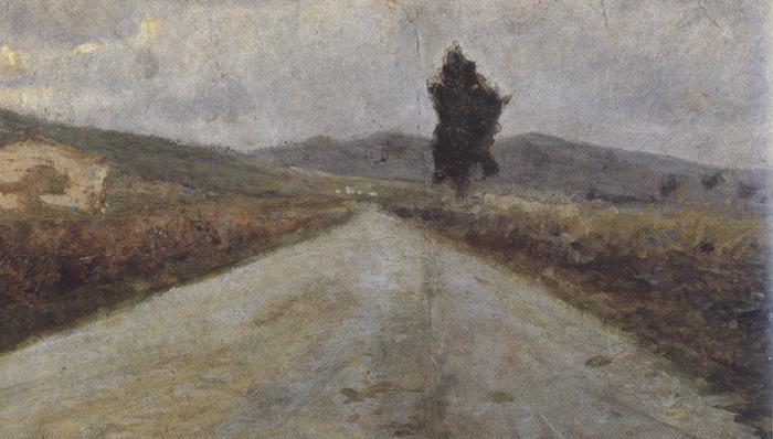 Amedeo Modigliani Small Tuscan Road (mk39) china oil painting image